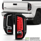 For 2014-2021 Toyota Tundra LED Tube Tail Lights Brake Lamps Black Left+Right Toyota Tundra