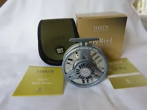 HARDY SWIFT 975 MK1 REEL POUCH, BOX PAPER WORK NEW UNUSED MADE IN ENGLAND - Picture 1 of 12