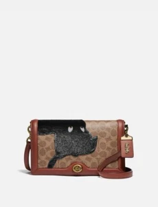 Disney x Coach Signature Riley mit verzierter Peter Pan 69139 neu mit Etikett $ 550 - Bild 1 von 5