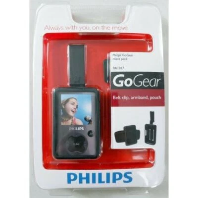 Philips GoGear Move Pack - PAC017 - Belt Clip, Armband, Pouch - Black - Image 1 of 3