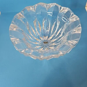 JG Durand Heavy 6 Lb Cristal Crystal Calliope 10” Serving Bowl~Made In France - Picture 1 of 13