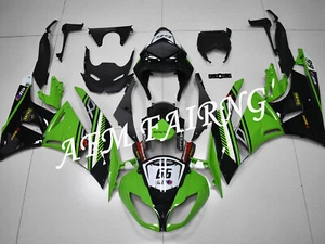 Green Motocard ABS Injection Mold Bodywork Fairing Kit for Ninja ZX6R 2009-2012 - Picture 1 of 6