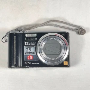 PANASONIC Lumix DMC-ZS1 Digital Camera 12x Zoom 25mm Wide Angle 10MP -- *READ* - Picture 1 of 13