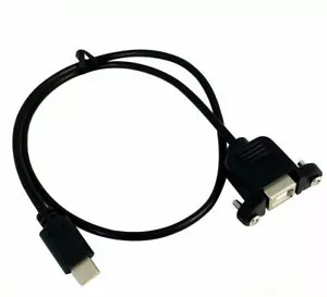 USB C 3.1 to USB B 2.0 Charging Data Sync Printer Cable | Male to Female | 0.5m - Picture 1 of 6