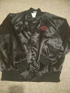 Ropa deportiva Auburn negra Strattons ¡hasta los años 50! Chaqueta hecha en EE. UU. - Imagen 1 de 12