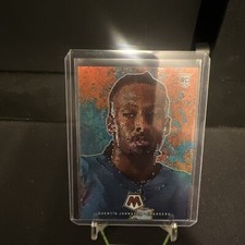 🔥🔥2023 Panini Mosaic Football Quentin Johnston Micro Mosaic RC CASE HIT SSP!!