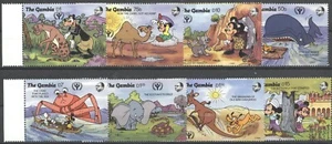 Walt Disney, alfabetización - Gambia - ** MNH - Imagen 1 de 1