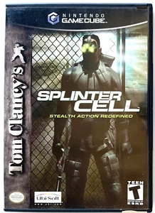 NINTENDO GAMECUBE TOM CLANCYS SPLINTER CELL STEALTH ACTION REDEFINED WITH MANUAL - Picture 1 of 3