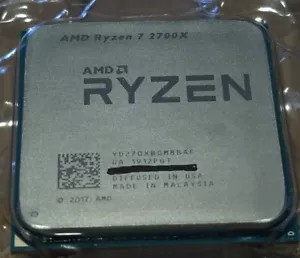AMD Ryzen 7 2700X 3.70GHz 8Core 16MB DDR4 105W Desktop CPU Processor AM4 - Picture 1 of 4