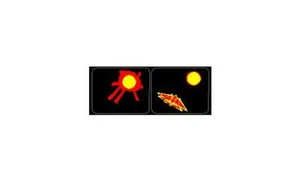 Williams Firepower Pinball Machine Spinner Decal Set - Picture 1 of 1
