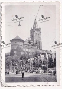 orginal Foto Ostpreußen Königsberg Schloß Straßenszene 1930er Jahre - Bild 1 von 2