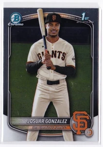 Josuar Gonzalez 1st 2025 Bowman Cromo #BCP-153 Gigantes - Imagen 1 de 7