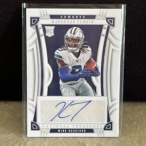 2022 National Treasures KaVontae Turpin Holo Silver Rookie Auto RC #16/25 Dallas - Bild 1 von 3