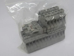 Phoenix Contact UT-6 Terminal Block w/Channel 1000V 6mm2 Lot of 20 USED - Picture 1 of 3