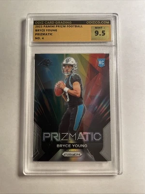 2023 Panini Prizm Prizmatic Bryce Young # 4 OCG 9.5 NFL Football Rookie RC Card - Image 1 of 4
