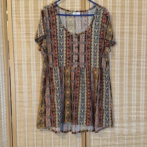 Bobbie Brooks Damen 2X Midikleid Southwestern Boho Festival Fairycore - Bild 1 von 7