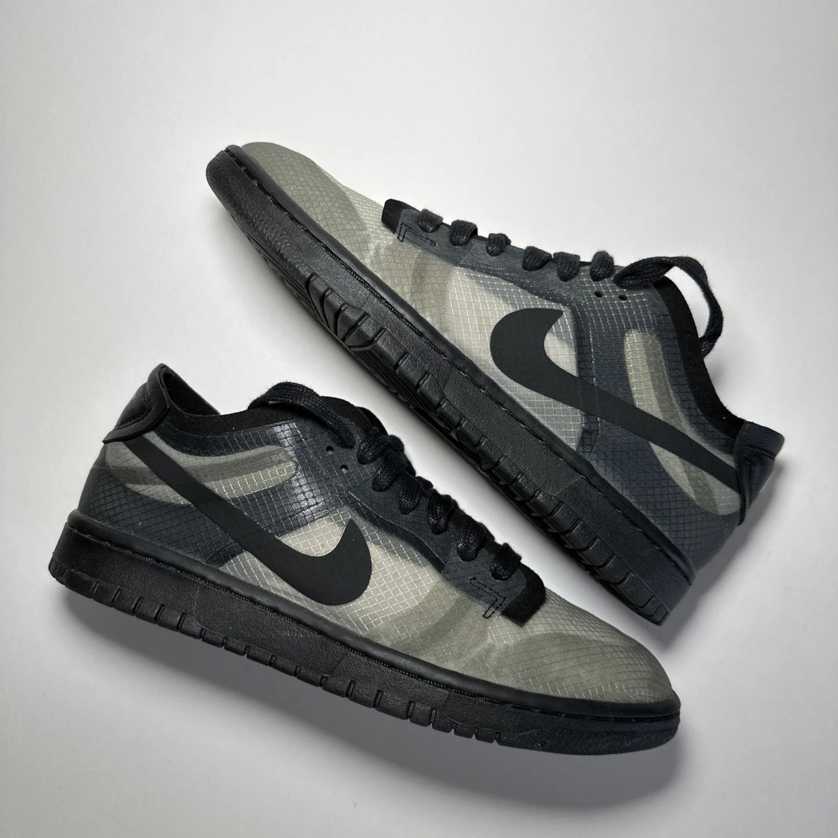 Nike Comme des Garçons x Dunk Low Black Clear W for sale | eBay