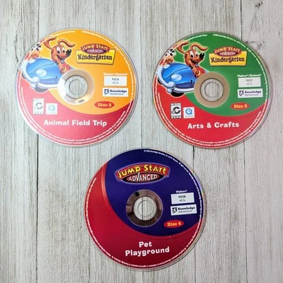 Jumpstart Kindergarten Lot of 3 Children Learning CD-ROMs 2006 - Image 1 of 4
