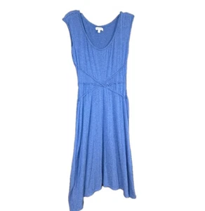 Max Studio: Fit & Flare Kleid blau Strick Viskose ärmellos Pullover Damen Small - Bild 1 von 10