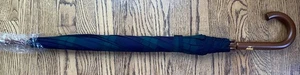Ombrello bastone da passeggio vintage 1978 Polo Ralph Lauren Classic Coverup Pony NUOVO - Foto 1 di 5