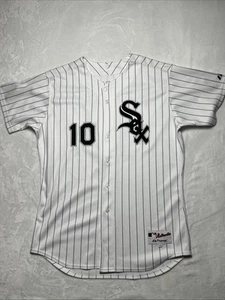 Majestic Alexei Ramirez Jersey Chicago White Sox Authentic Pinstripe USA Sz 48 - Picture 1 of 13