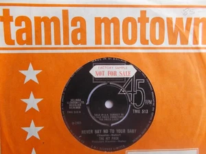 MINT UK TAMLA MOTOWN 45-THE HIT PACK- "NEVER SAY NO TO YOUR BABY"/"LET'S DANCE" - Picture 1 of 2