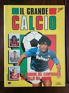 Vallardi IL GRANDE CALCIO 1988-89 Album vuoto Buono/ottimo Maradona - Foto 1 di 4