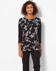 J.Jill ~ S ~ NEW Wearever Mixed-Media Top ~ NWT (2M7) - Picture 1 of 5