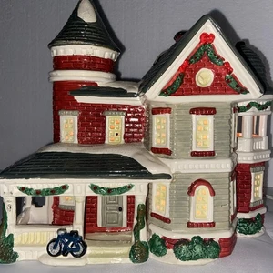 Weihnachtsdorf Haus 1995 Vintage F - Bild 1 von 9