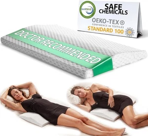 Lendenwirbelstützkissen zum Schlafen Memory Foam Kissen zur Linderung von Rückenschmerzen - Bild 1 von 4