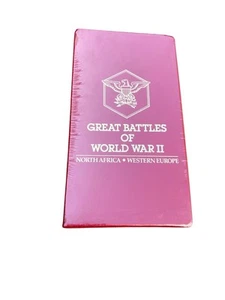Great Battles of World War II: Western Europe (VHS 1987 4-Tape Set ) New Sealed - Picture 1 of 4