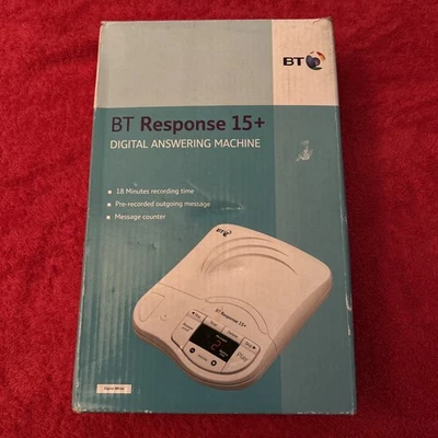 BT Response 15+ Digitaler Anrufbeantworter 872151 weiß verpackt unsicher ob gebraucht - Bild 1 von 4