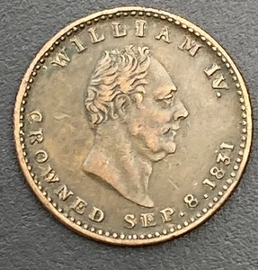 1831 William IV Crowned Token / Medal - By Trampling On Liberty Lot H45 - Picture 1 of 2