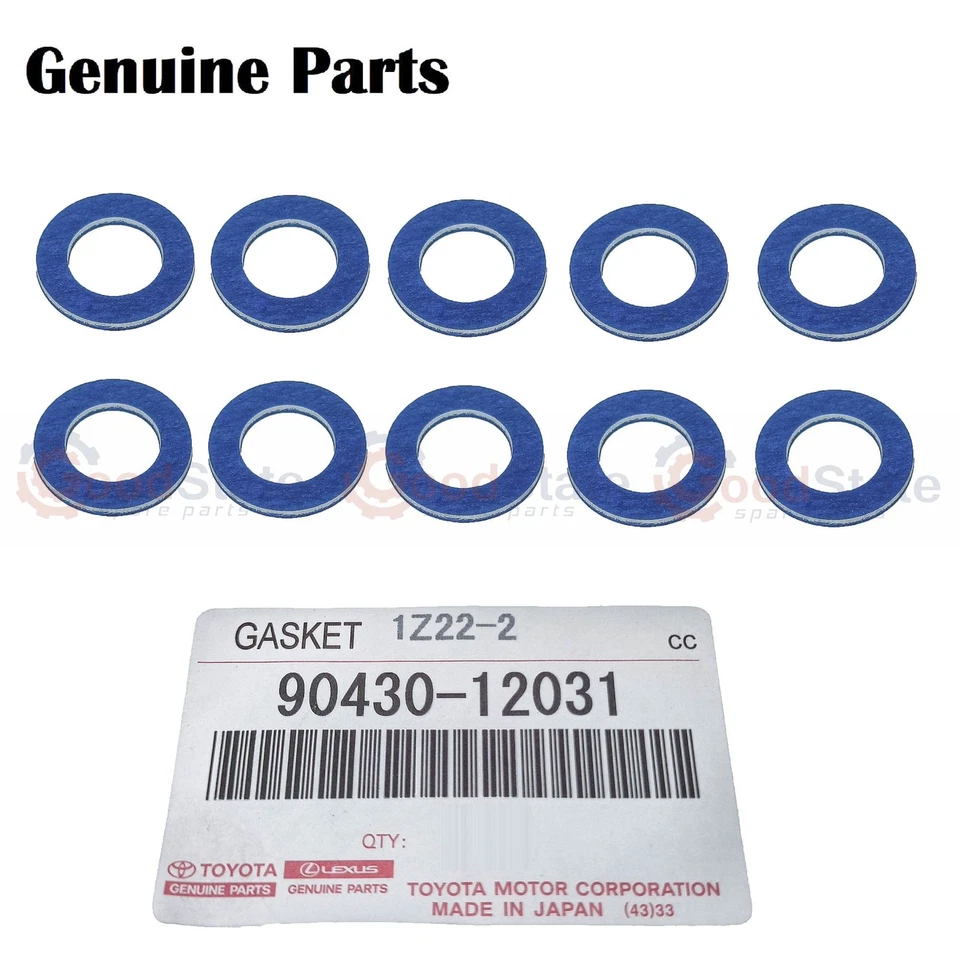 Genuine 4Runner LN135 LN130 KZN215 KZN185 Oil Sump Pan Drain Plug Washer x10 - Image 1 of 3