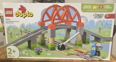 NEW LEGO DUPLO Town Train Bridge and Tracks Expansion Set (10426) - Image 1 of 4