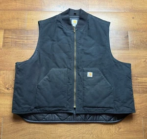 Carhartt Arctic Quilt Lined V01 Men's Sandstone Vest - Black,  4XL - Foto 1 di 9