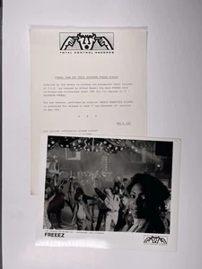 Freeez Press Release & Photo Original Total Control Records May 6th 1987 - Picture 1 of 13