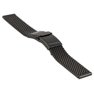Staib watch strap Milanaise / Mesh, w 20 mm, l 150 mm, h 4.1 mm, black, 2784 - Picture 1 of 3
