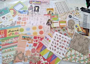 Scrapbooking/craft pack, School kids, 40+ items, card making, journal - Picture 1 of 6