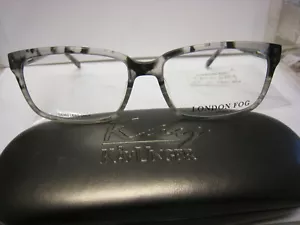 London Fog CASS GREY 53- 15-135 mm DEMO Eyeglass Frame & Generic Case - Picture 1 of 3