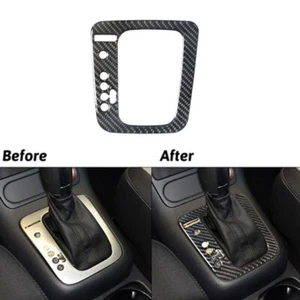 For Volkswagen Tiguan 2013-2017 Carbon Fiber Gear shift Panel Frame Cover Trim - Picture 1 of 12