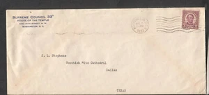 Aug 5 1932 cover Supreme Council 33 House Of The Temple Washington DC Masonic - Picture 1 of 1