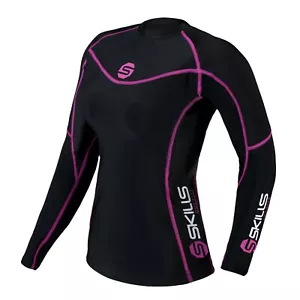 Women's Compression Long Sleeve Base Layer Top Running Gym Skins Training Shirt - Picture 1 of 7