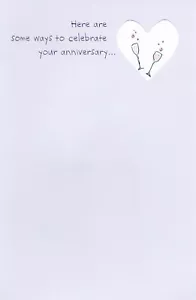Happy ANNIVERSARY Card FOR COUPLE, Ways to Celebrate by American Greetings + ✉ - Picture 1 of 4