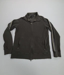 Banana Republic Jacket Adult Medium Green Heather Fleece Full Zip Outdoors Mens - Picture 1 of 8