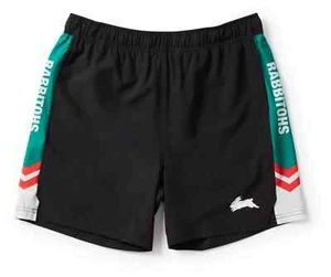 South Sydney Rabbitohs 2025 NRL Mens Tech Shorts Sizes S-5XL BNWT - Picture 1 of 3