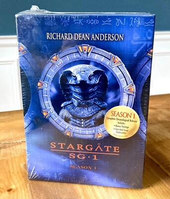 STARGATE SG-1: SEASON 1 COMPLETE BOX SET VOLUMES 1-5 BRAND NEW SEALED w/ EXTRAS - Image 1 of 4
