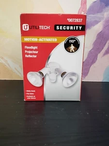 Ulilitech Security Motion Activated Floodlight White 110 degree sensor #0072837 - Picture 1 of 7