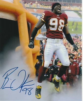 Foto autografiada de Brian Orakpo de los Washington Redskins 8 x 10 Foto 1 de 4