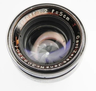 Contax Rangefinder RF Carl Zeiss Jena 5cm f2 Sonnar T*  #3093501 - Image 1 of 4